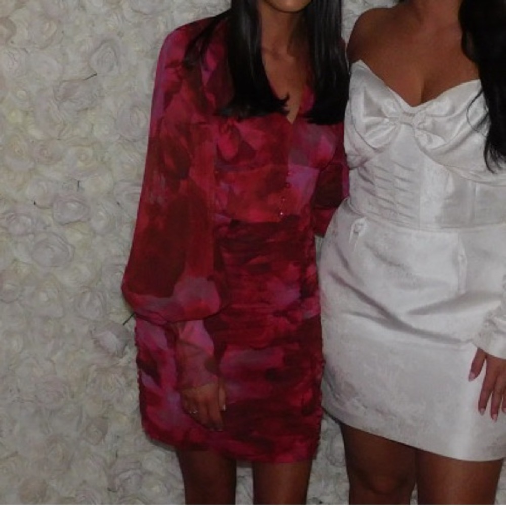 Red/Pink Mini Dress - Picture 4 of 4